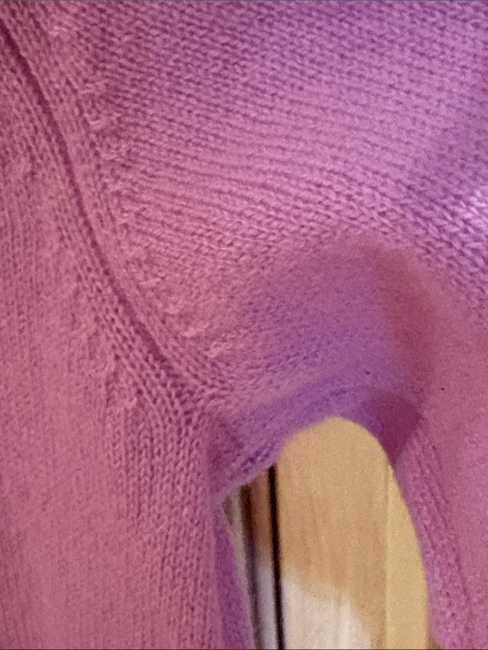 Charter Club Pink V-Neck Cashmere Sweater - Picture 5 of 7
